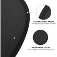 thumbnail image 4 of Car Window Sun Shades, 4 Pack Car Side Window Shield Cover Universal PVC Electrost Film Sun Shade Sticker for Sun Glare Protection, Black, 4 of 7
