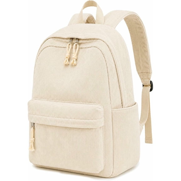 KALAKALA School Backpack for Teen Girls Backpacks Corduroy School Bags, Lightweight Women Laptop Bag Travel Backpack for Elementary Middle High University