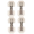 thumbnail image 4 of GOOHOCHY 4Pcs Cabinet Support Door Hinge Steel Silver for Kitchen Cabinets, 4 of 8