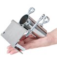 thumbnail image 5 of Galvanized Steel Parasol Holder - Adjustable Balcony Railing Mount with 2 Adapter Sockets - Solid Parasol Holder for Balcony Parapet (Diameter 25-38mm), 5 of 5