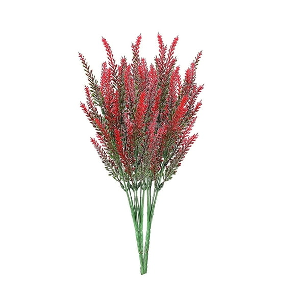Artificial Flowers, Fake Flower Silk Plastic Artificial Realistic Flower, Plastic Flowers for Wedding DIY Floral Art Plant Home Office Party Summer Holiday Lawn Entrance Decoration