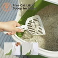 thumbnail image 2 of PAWZ Road 2-Doors Enclosed Cat Litter Box Large with Easy-Lift lid for Indoor Cats Easy to Clean, Green, 2 of 14