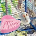 ITSELFER Bunny Litter Box Pet Toilet Triangle Potty Trainer Corner