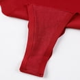 thumbnail image 2 of Tanga sexy pura para mujer con bordes ondulados y seda helada, ropa interior femenina sin costuras integrada de cintura baja, 2 of 6