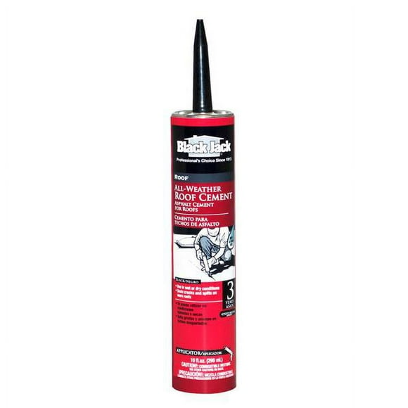 3Pc Black Jack 10 oz All Weather Roof Cement