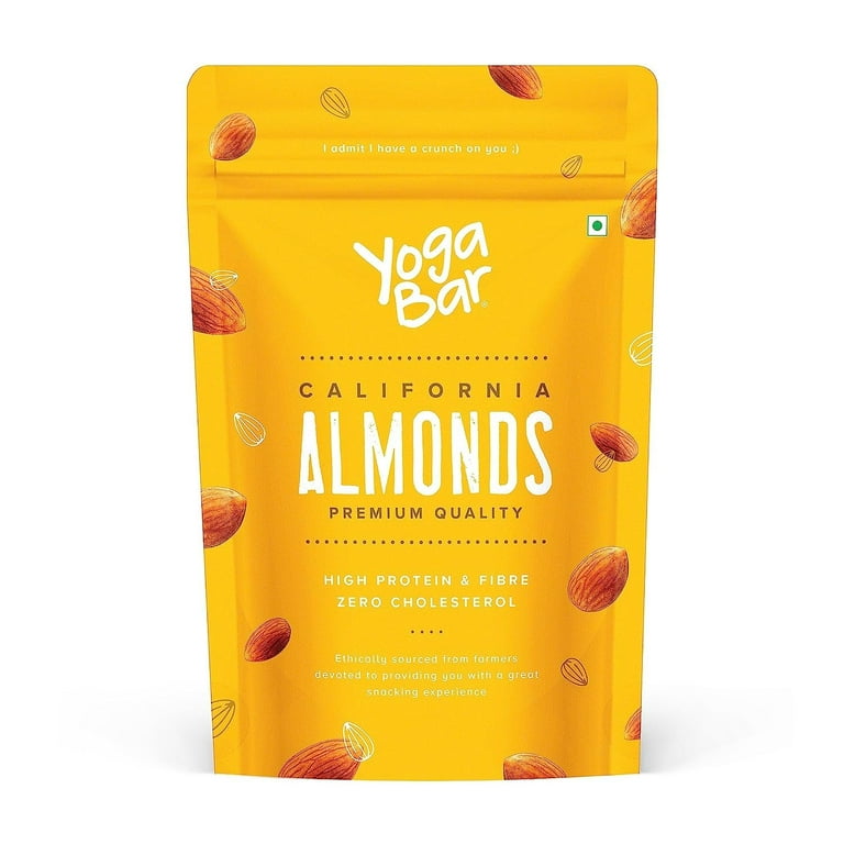 Yogabar California Almonds 1Kg  Badam Giri Nuts & Dry Fruits