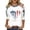 White #243, variant on KDDYLITQ Womens 250 Anniversary Usa Tshirt 4th July National Flag Print 3/4 Sleeve Tees July 4th American Flag Freedom T-Shirts Red White and Blue Plus Size Crew Neck Tops Khaki L