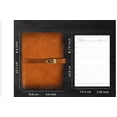 thumbnail image 2 of Hardcover Executive Notebooks for Men Women - A5 Large Leather Journals for Writing with Pen, 200 Pages Thick Paper with Pen for Working, School, Daily Diary and Note Taking, 2 of 7