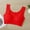 Red, variant on Sports Bras For Women High Impact Sports Bras For Women Unmarked Ice Gather Large Size Running Vest Yoga Sports Underwear Women's Bra Yoga Sports Bra Wireless Bras Comfortable Bras Red 3XL