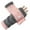 Pink, variant on KyCheLot Women's Knitted Mittens Winter Thicken Fingerless Gloves Trendy Embroidered Comfy Warm Mittens