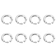thumbnail image 2 of Anillos bio Sunnimix 8 piezas 12mm Joyería Cuerpo disfraces Fiesta festivales, 2 of 6
