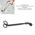 thumbnail image 3 of Wick Cutter, Precise Cutting Candle Scissors Stainless Steel Black Cleaner Burn Reduce Soot  for Hotel, 3 of 8