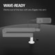 thumbnail image 3 of Soporte de micrófono Elgato Wave Desk Plate con brida blanca, 3 of 4
