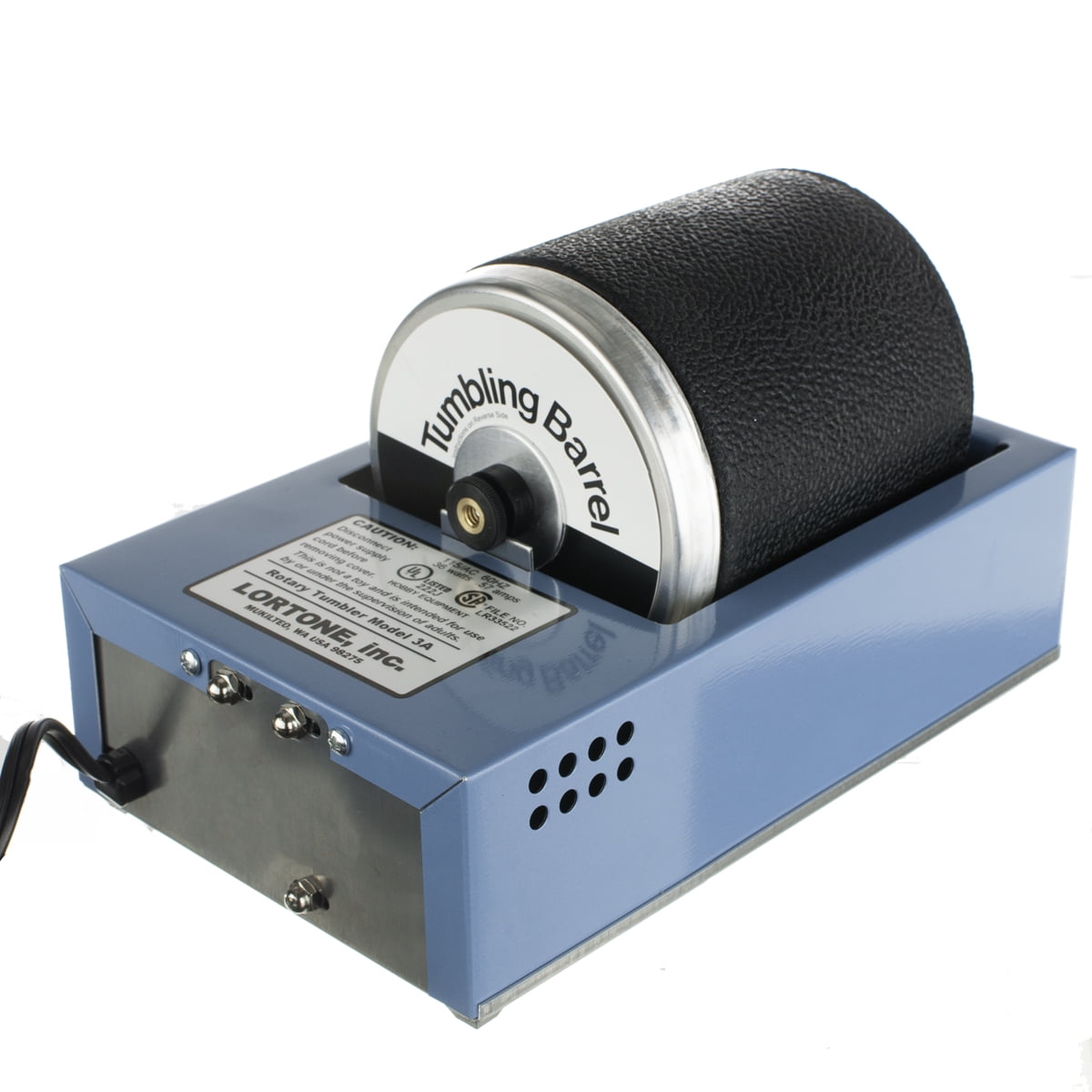 Lortone 001092 3A Single Barrel 3 Pound Hobby Rotary Rock Tumbler
