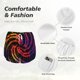 thumbnail image 4 of Balery A Bright Abstract Pantalones cortos deportivos para mujer con forro y dos bolsillos, elásticos, para entrenamiento, gimnasio, yoga-Large, 4 of 7