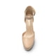 thumbnail image 4 of Zapatos de Plataforma para Mujer DREAM PAIRS con Tacones Gruesos en Color Nude, 4 of 7