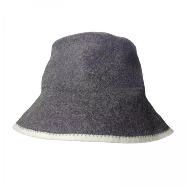 Gorro de sauna,Gorro de sauna,gorro ruso para sauna o baño turco,Fieltro de lana para baños termales rusos,Sombrero ligero de fieltro de lana para sauna,Gorro de sauna anti-calor para sauna