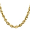 Primal Gold 14 Karat Yellow Gold 10mm Diamond Cut Rope Chain