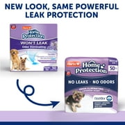Hartz Home Protection Super Absorbent Odor Eliminating Lavender Scented No Leaks Dog Pads, Regular, 21 in x 21 in, 50 Count