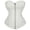 Beige, variant on Leather Corsets for Women Bustier Women's Boned Zipper Biker Girl Costume Lingerie Vintage Plus Size WineRed 3XL