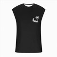 thumbnail image 3 of NOLDARES Men's Breathe Tank Tops Workout Swim Beach Shirts Sleeveless Shirts for Bodybuilding Gym Fitness Training(Black,L), 3 of 5