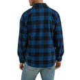 thumbnail image 3 of Wrangler Men's Fleece Buffalo Plaid Relaxed Fit Long Sleeve Shirt, S-3XL, 3 of 5