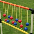 thumbnail image 3 of SIEYIO 4Pcs Ladders Toss Ball Replacement Hard Golf Training Ball Outdoor Redness and Blue Ladders Ball for Kids Family, 3 of 11