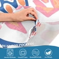 thumbnail image 5 of Yayeee Kitchen Curtains Tier Set of 2 Light Filtering 57"x36" Over Sink Window Panels, Mosaic Flowers Pattern, 5 of 7