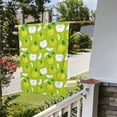 thumbnail image 3 of Sigee Green Apple for Live Happy Decorative Small Garden Flag,Double Sided Yard Flags Holiday Garden Flags for All Seasons, 3 of 9