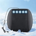 thumbnail image 5 of USB Powered Cooling Car Seat Cushion with 5 Built-in Fans,Breathable & Ventilated Seat Pad,Summer Ice Silk Cool Air Flow,Comfortable Seat Cover for Cars SUV Truck Home Office, 5 of 7