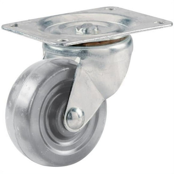 Shepherd 3in. Grey General Duty Swivel Casters With Side Brake  9277