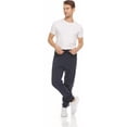 thumbnail image 3 of PC Men's Fleece Jogger Sweatpants 3 Pack with Zipper Pockets, Adjustable Drawstring, Athletic Joggers, Sizes S-3XL, 3 of 5