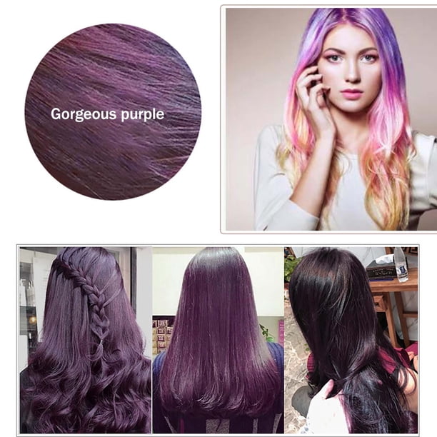 Fiudx Cubriendo El Cabello Blanco Cabello Fácil de Lavar Cabello Negro Botánico