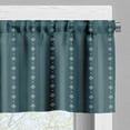 thumbnail image 3 of Ambesonne Geometric Window Valance, Vertical Abstract Line, 54" X 18", Dark Teal Pale Yellow, 3 of 5