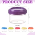 thumbnail image 3 of kjfeif 6Pcs 35ml Mini Squeeze Bottles with Lids, Reusable Leakproof Condiment Containers for Ketchup, Salad Dressing, Sauce, Perfect for Bento Box Use, 3 of 9