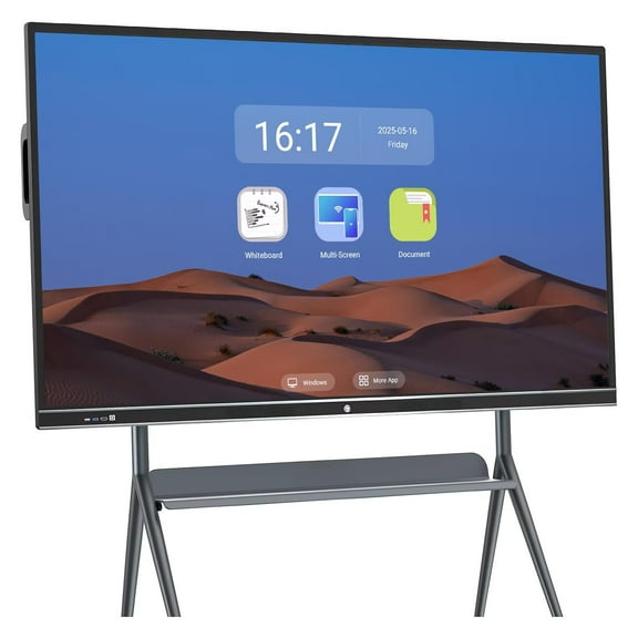 JYXCN Smartboard 86''Screen Mirroring Reverse Control IR Touch Wireless Smart TVs for Digital Signage, School & Office & Home