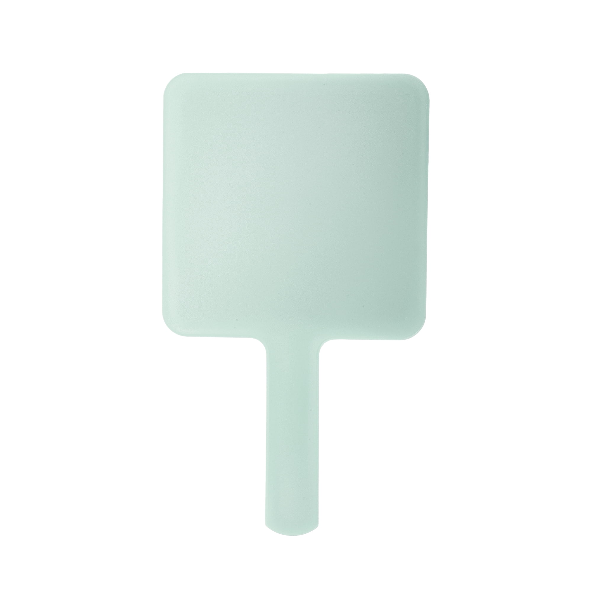 Unique Bargains 2pcs Delicate Square Handheld Mirrors for Personal Grooming Light Blue
