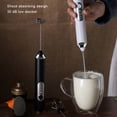thumbnail image 2 of Monstrate Espumador de leche batidor de huevos eléctrico batidor de 3 velocidades batidor de mano USB recargable accesorios para el hogar Electrodomésticos Negro Monstrate HA082920-02B, 2 of 6