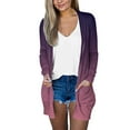 thumbnail image 2 of Turilly Womens Jackets Ladies Clearance, Fashion Women's Casual Pocket Long Sleeve Printed Cover Up Cardigan Tops, 2 of 4