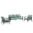 thumbnail image 1 of Afuera Living Steel Mist Green Outdoor Sofa Set Weatherproof 147" Unassembled, 1 of 16