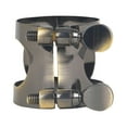 thumbnail image 1 of TISHITA Saxophone Professionnel, Ligature, Fixation Réglable, Double Vis, Clip en Laiton, Bronze Soprano, 1 of 8