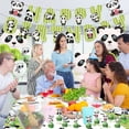 thumbnail image 4 of Panda Party Decorations, Includes Panda Happy Birthday Banner, Panda Balloons, Tablecloth, Cupcake Toppers, Panda Party Supplies for Kids Boys Girls Panda Theme Birthday Party, Baby Showers Party, 4 of 6
