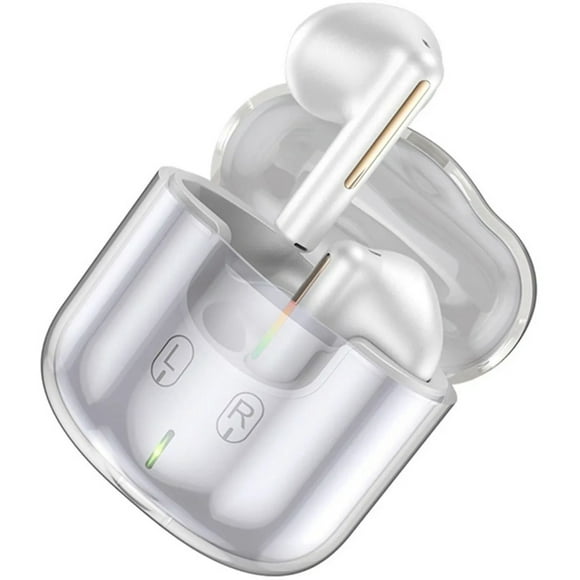 Audífonos Bluetooth Manos Libres 5.3 E30 Fralugio Audio Hifi Sport Blanco