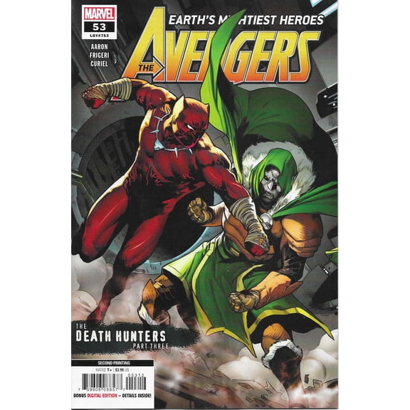 Avengers (8th Series) #53 (2nd) VF ; Marvel Comic Book