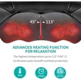 thumbnail image 4 of Masajeador Nekteck Shiatsu para cuello y espalda con amasado 3D con calor, 4 of 9