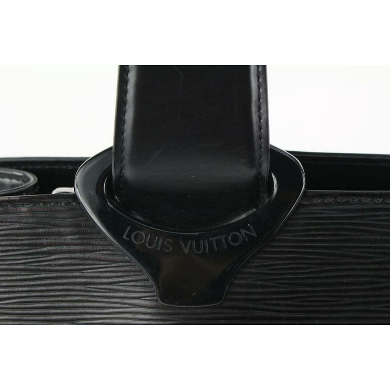 Louis Vuitton Black Epi Leather Gemeaux Tote Bag 913lv9W 