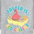 thumbnail image 3 of SpongeBob Squarepants - Easter Is Egg - Men's Crew Neck Fleece Pullover, 3 of 6