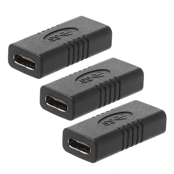 3X USB 3.1 Type C Female to Female USB-C Extension Connector Adapter for Laptop Converter for Tablet Phone