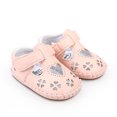 thumbnail image 3 of Yoyauz Baby Girl Mary Jane Shoes Anti Slip Rubber Sole Ballet Slippers Princess Dress Wedding Shoes Newborn Kids Shoes Toddler Shoes（0-12 Month）, 3 of 8