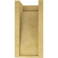 thumbnail image 4 of 6"W x 6"D x 12"H Wide Burlington Rough Cedar Woodgrain TimberThane Corbel, Primed Tan, 4 of 6